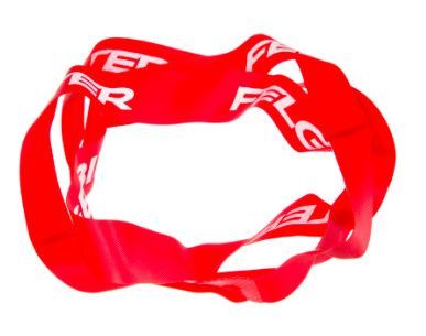 Фото выбрать и купить лента ободная красная с белым логотипом для 26", шир. 18мм, для велосипедов со склада в СПб - большой выбор для взрослого, запчасти для велосипедов в наличии - интернет-магазин Мастерская Тимура