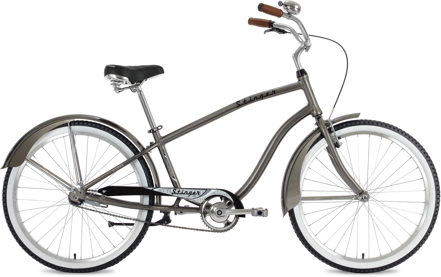 Фото выбрать и купить велосипеды велосипед stinger cruiser man 26 (2021) серый, 18" со склада в СПб - большой выбор для взрослого и для детей, велосипед stinger cruiser man 26 (2021) серый, 18"  в наличии - интернет-магазин Мастерская Тимура