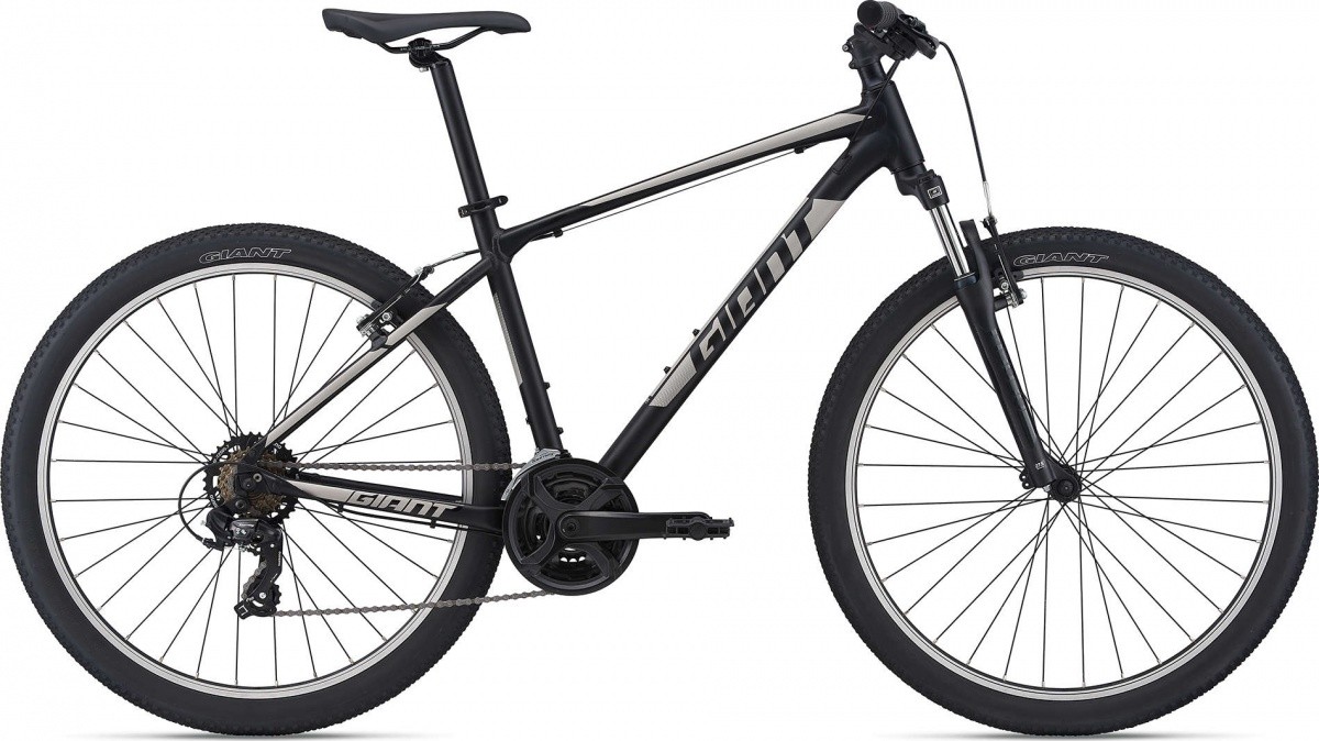 Фото выбрать и купить велосипед giant atx 27.5 (2021) чёрный, размер m велосипеды со склада в СПб - большой выбор для взрослого и для детей, велосипед giant atx 27.5 (2021) чёрный, размер m велосипеды в наличии - интернет-магазин Мастерская Тимура