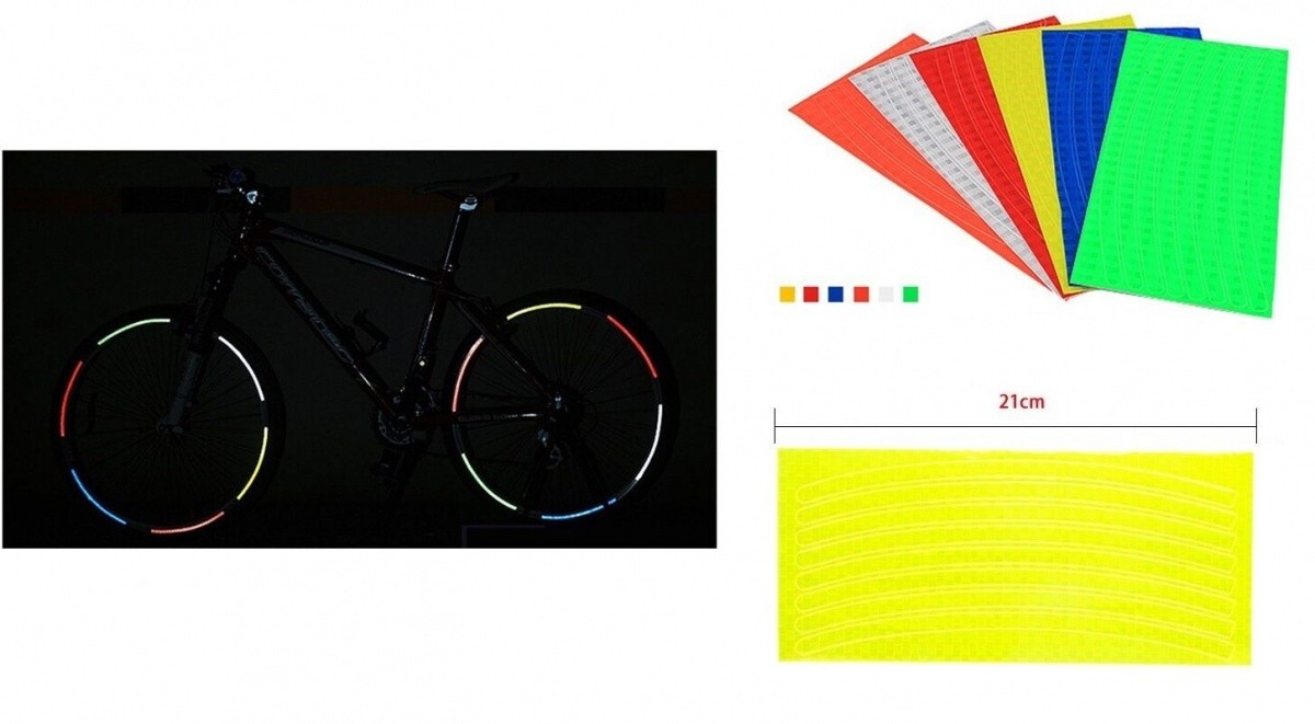 Фото выбрать и купить наклейки световозвращающие на обод (к-кт на 2 колеса), 210х9,0 мм (желтый, ут00019009) для велосипедов со склада в СПб - большой выбор для взрослого, наклейки световозвращающие на обод (к-кт на 2 колеса), 210х9,0 мм (желтый, ут00019009) для велосипедов в наличии - интернет-магазин Мастерская Тимура