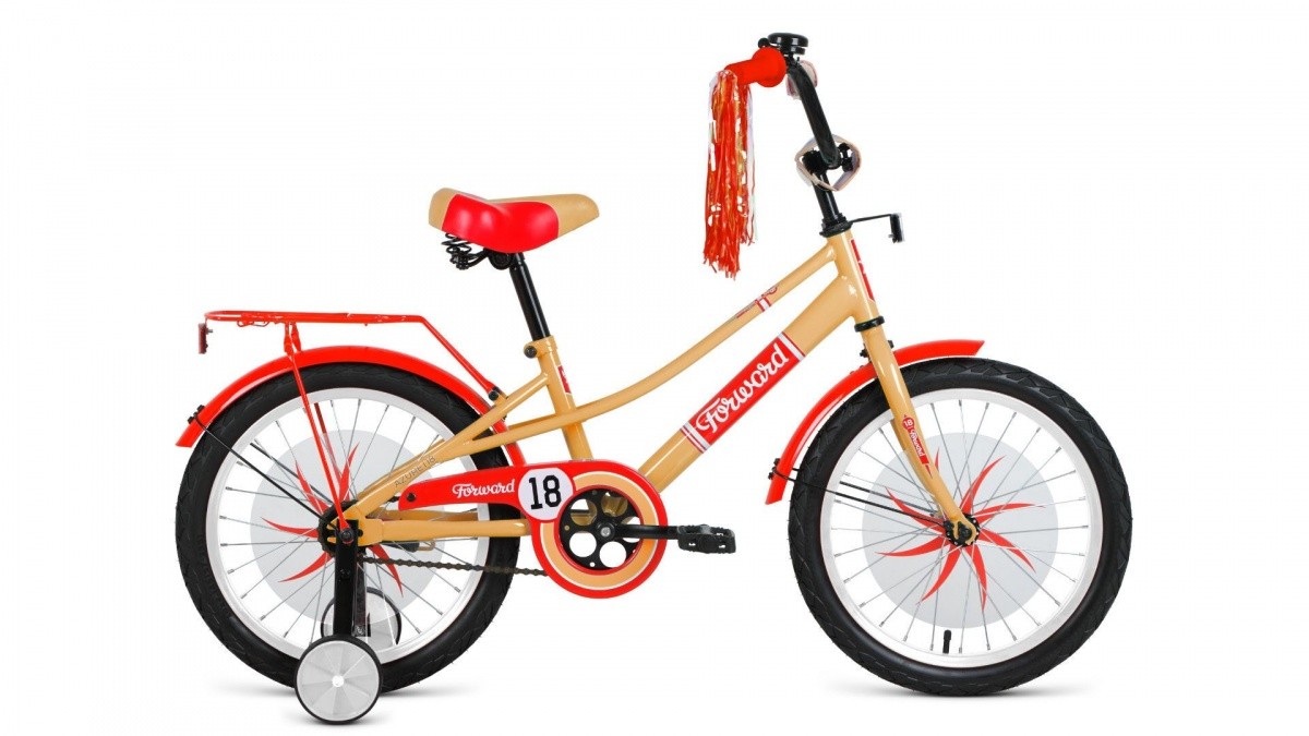 Фото выбрать и купить велосипед forward azure 18 (2021) бежевый / красный детские в магазинах или со склада в СПб - большой выбор для взрослого и для детей, велосипед forward azure 18 (2021) бежевый / красный детские в наличии - интернет-магазин Мастерская Тимура