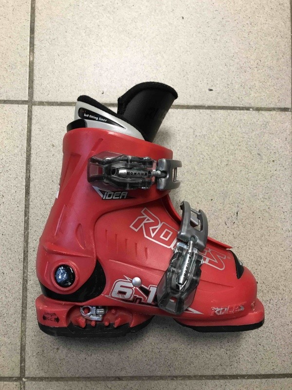 Ботинки горнолыжные 160-185 (26-29) Roces, красные