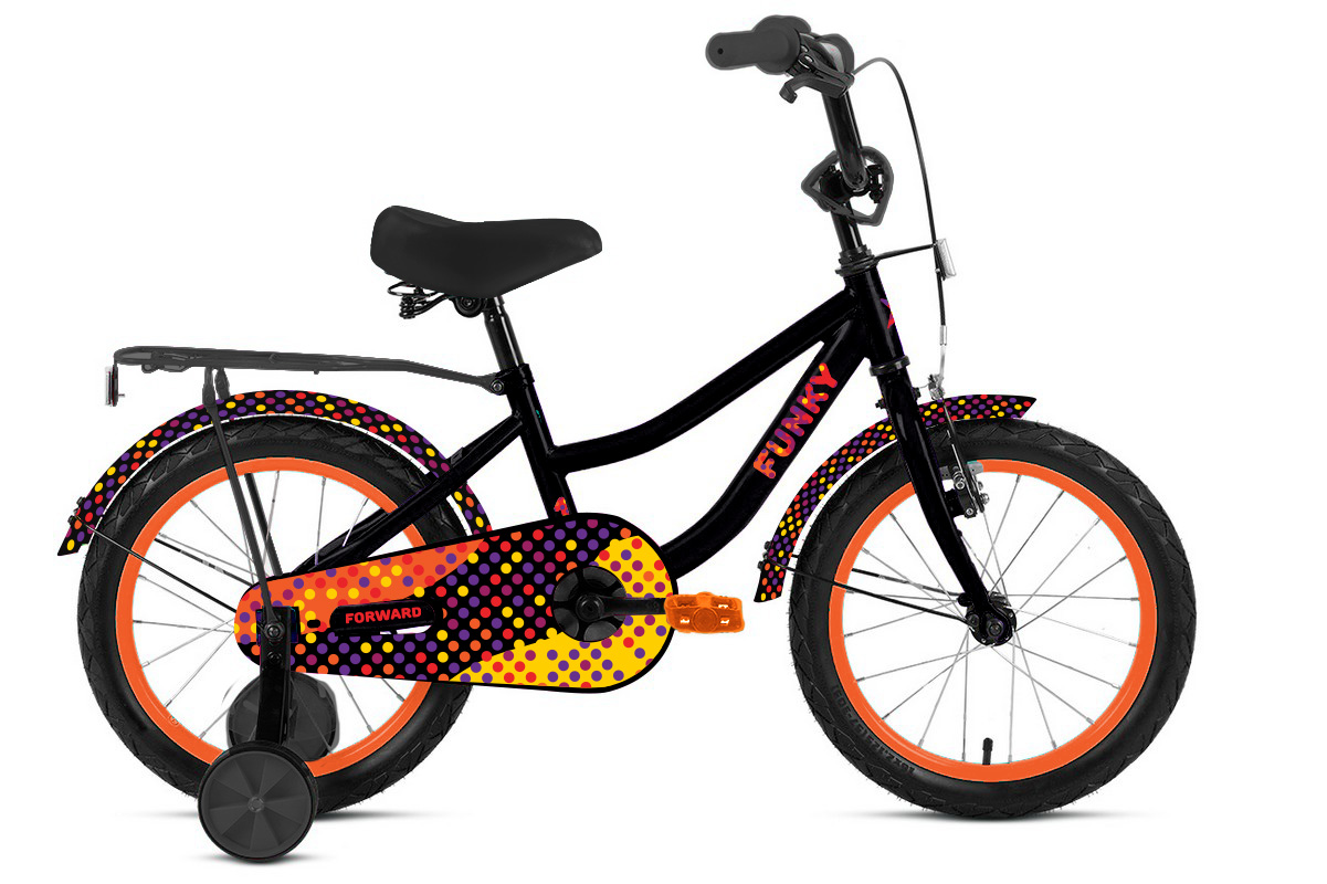 Фото выбрать и купить велосипед forward funky 18 (2023) черный детские в магазинах или со склада в СПб - большой выбор для взрослого и для детей, велосипед forward funky 18 (2023) черный детские в наличии - интернет-магазин Мастерская Тимура