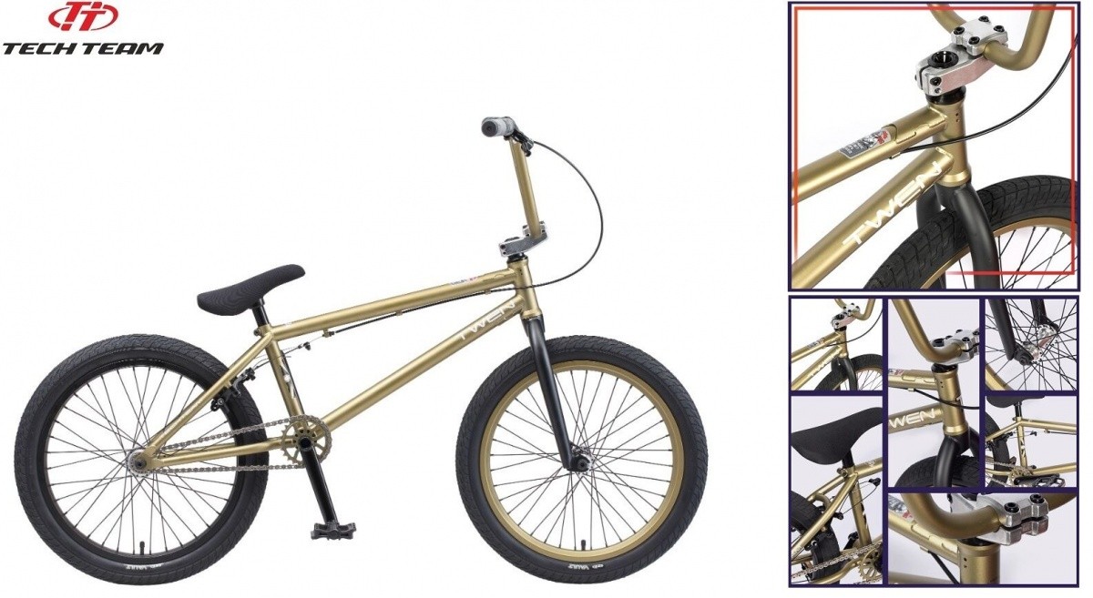 Фото выбрать и купить велосипед велосипед tech team twen (bmx 20", 1 ск.) cr-mo (хром-молибден, хаки, nn000795) со склада в СПб - большой выбор для взрослого и для детей, велосипед tech team twen (bmx 20", 1 ск.) cr-mo (хром-молибден, хаки, nn000795) велосипеды для трюков стрит или дерт в наличии - интернет-магазин Мастерская Тимура