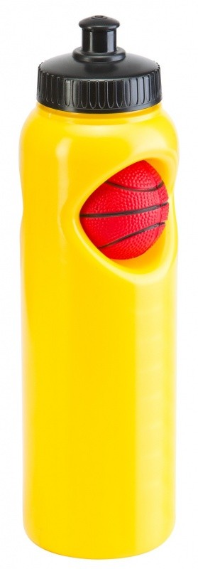 Фото выбрать и купить фляга cb-1573 700 мл, "баскетбольный мяч", полиэтилен, жёлтая для велосипедов со склада в СПб - большой выбор для взрослого, фляга cb-1573 700 мл, "баскетбольный мяч", полиэтилен, жёлтая для велосипедов в наличии - интернет-магазин Мастерская Тимура