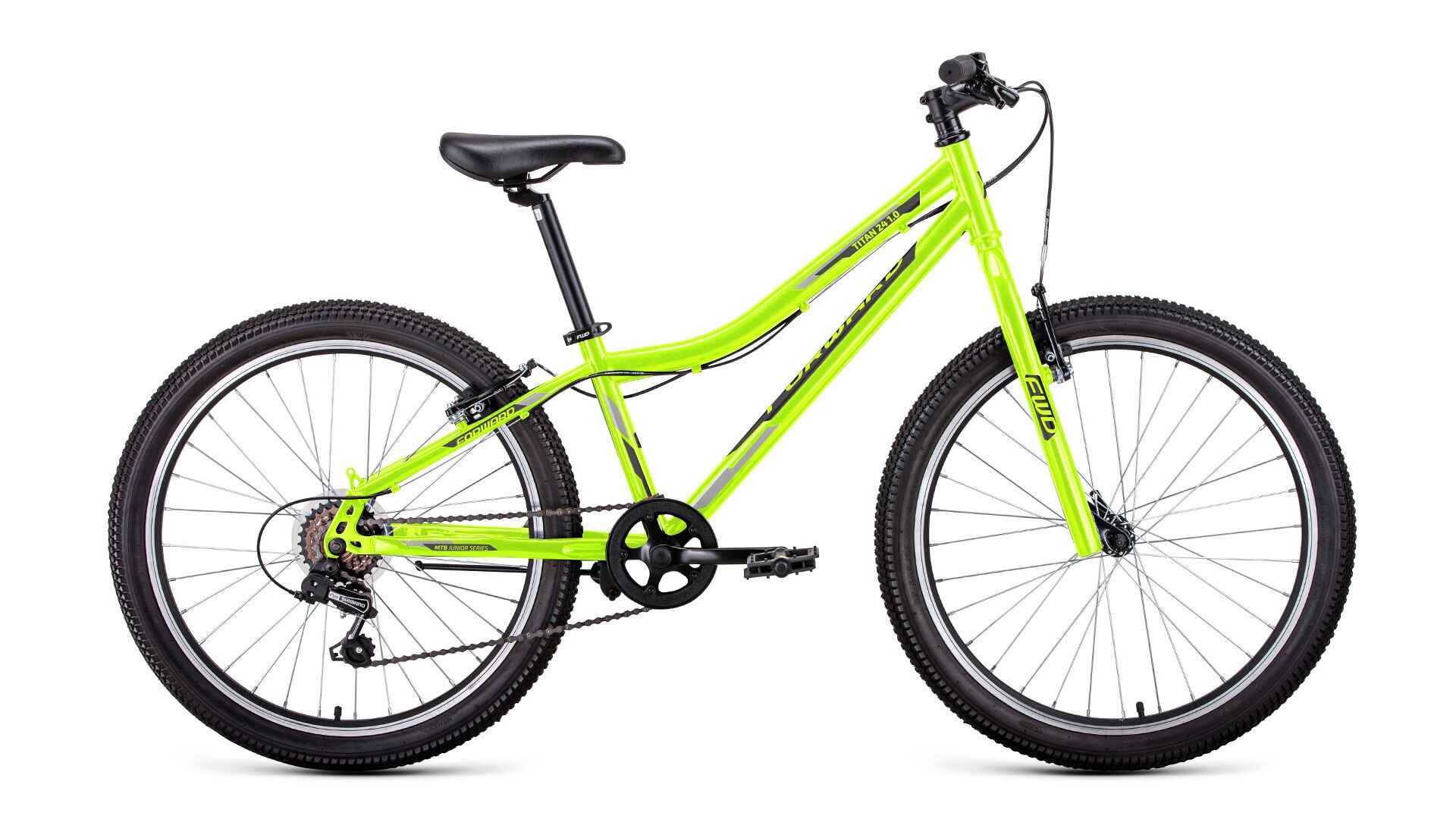 Фото выбрать и купить велосипед forward titan 24 1.0 (2022) ярко-зеленый/темно-серый, 12" велосипеды с доставкой, в магазине или со склада в СПб - большой выбор для подростка, велосипед forward titan 24 1.0 (2022) ярко-зеленый/темно-серый, 12" велосипеды в наличии - интернет-магазин Мастерская Тимура