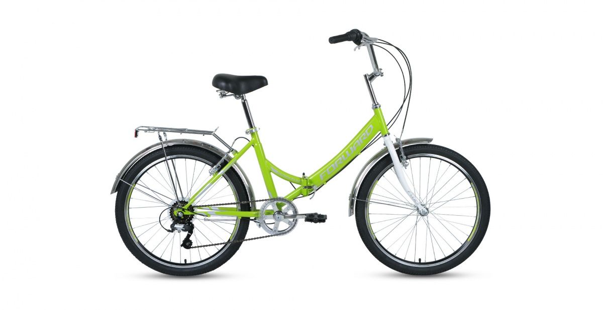 Фото выбрать и купить велосипед forward valencia 24 1.0 (2020) green/gray зеленый/серый, размер 16'' велосипеды  со склада в СПб - большой выбор для взрослого и для детей, велосипед forward valencia 24 1.0 (2020) green/gray зеленый/серый, размер 16'' велосипеды в наличии - интернет-магазин Мастерская Тимура
