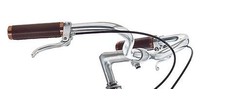 Фото выбрать и купить руль алюминиевый хромированный, комфорт, 25,4 мм для велосипедов со склада в СПб - большой выбор для взрослого, запчасти для велосипедов в наличии - интернет-магазин Мастерская Тимура