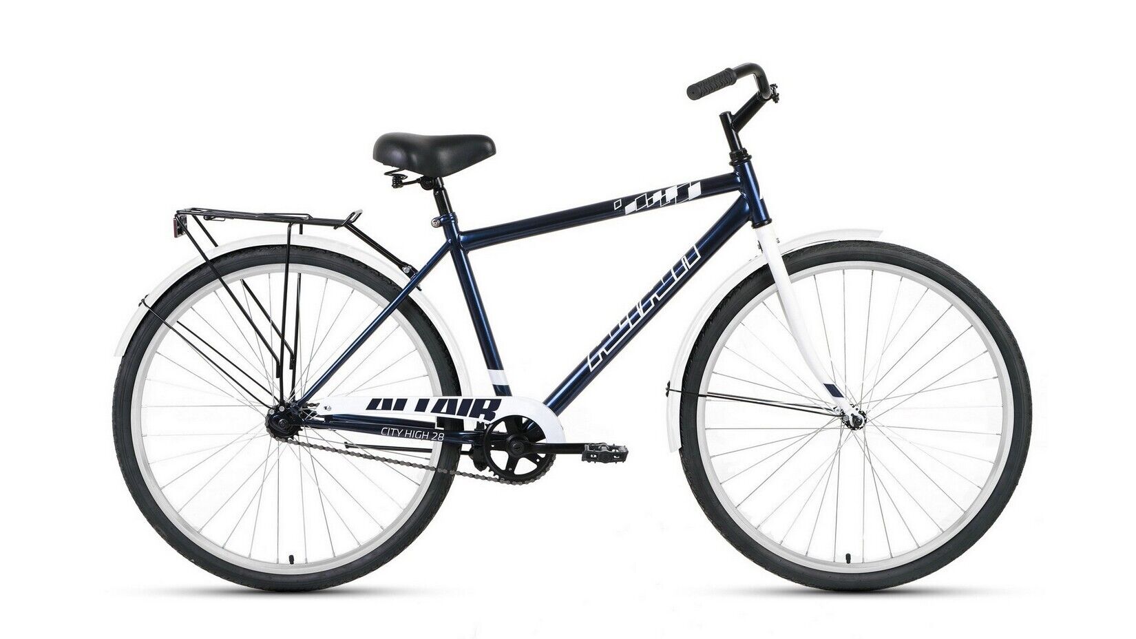 Фото выбрать и купить городской или дорожный велосипед для города и велопрогулок со склада в СПб - большой выбор для взрослого и для детей, велосипед altair city 28 high (28" 1 ск. рост. 19") темно-синий/серый, rbk22al28017 велосипеды в наличии - интернет-магазин Мастерская Тимура