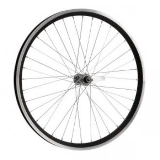 Фото выбрать и купить колесо 26" в сборе, переднее, обод двойной, jy431fqr, 32 отв., 100 мм, 9 мм (эксцентрик), v-b (rwf26fbed801) для велосипедов со склада в СПб - большой выбор для взрослого, запчасти для велосипедов в наличии - интернет-магазин Мастерская Тимура