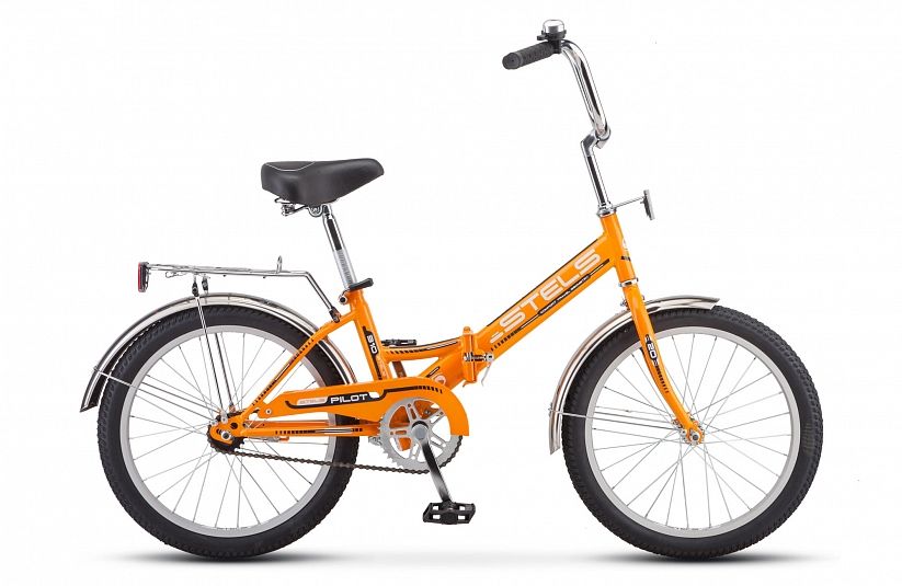 Фото выбрать и купить велосипед stels pilot 310 20 z011 (2019) оранжевый, размер 13" велосипеды  со склада в СПб - большой выбор для взрослого и для детей, велосипед stels pilot 310 20 z011 (2019) оранжевый, размер 13" велосипеды в наличии - интернет-магазин Мастерская Тимура