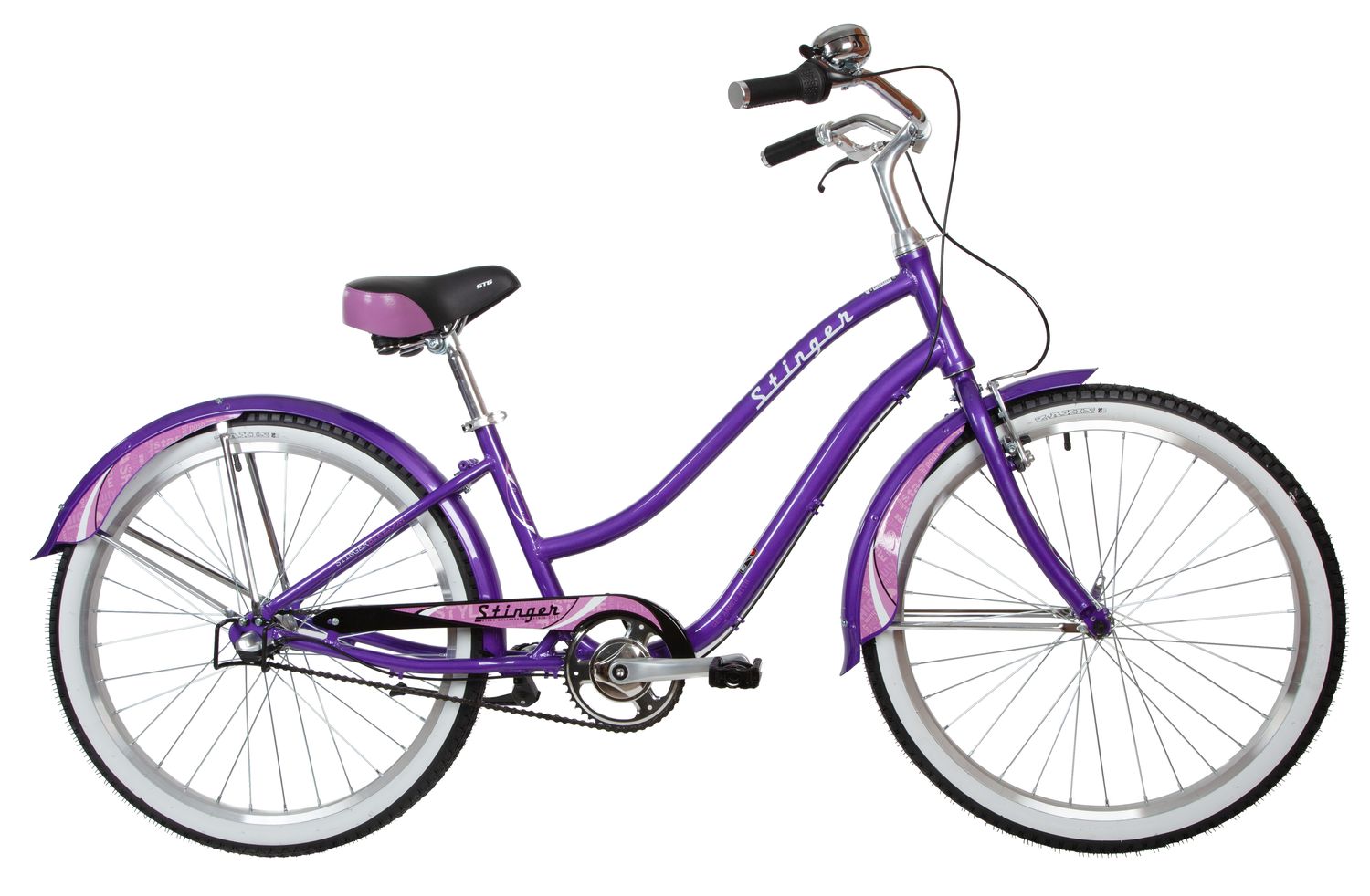 Фото выбрать и купить велосипеды велосипед stinger cruiser 3sl 26 (2022) фиолетовый, 16" со склада в СПб - большой выбор для взрослого и для детей, велосипед stinger cruiser 3sl 26 (2022) фиолетовый, 16"  в наличии - интернет-магазин Мастерская Тимура