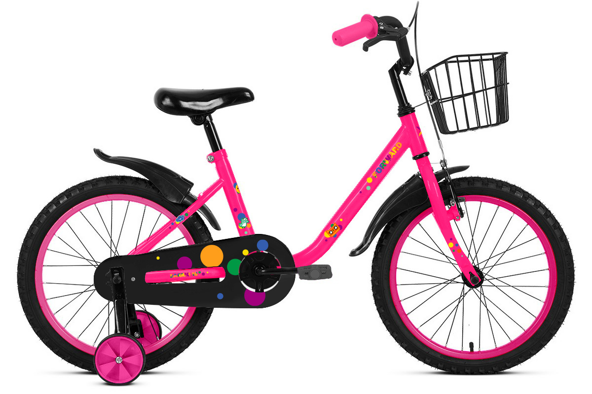 Фото выбрать и купить велосипед forward barrio 18 (2023) ярко-розовый детские в магазинах или со склада в СПб - большой выбор для взрослого и для детей, велосипед forward barrio 18 (2023) ярко-розовый детские в наличии - интернет-магазин Мастерская Тимура