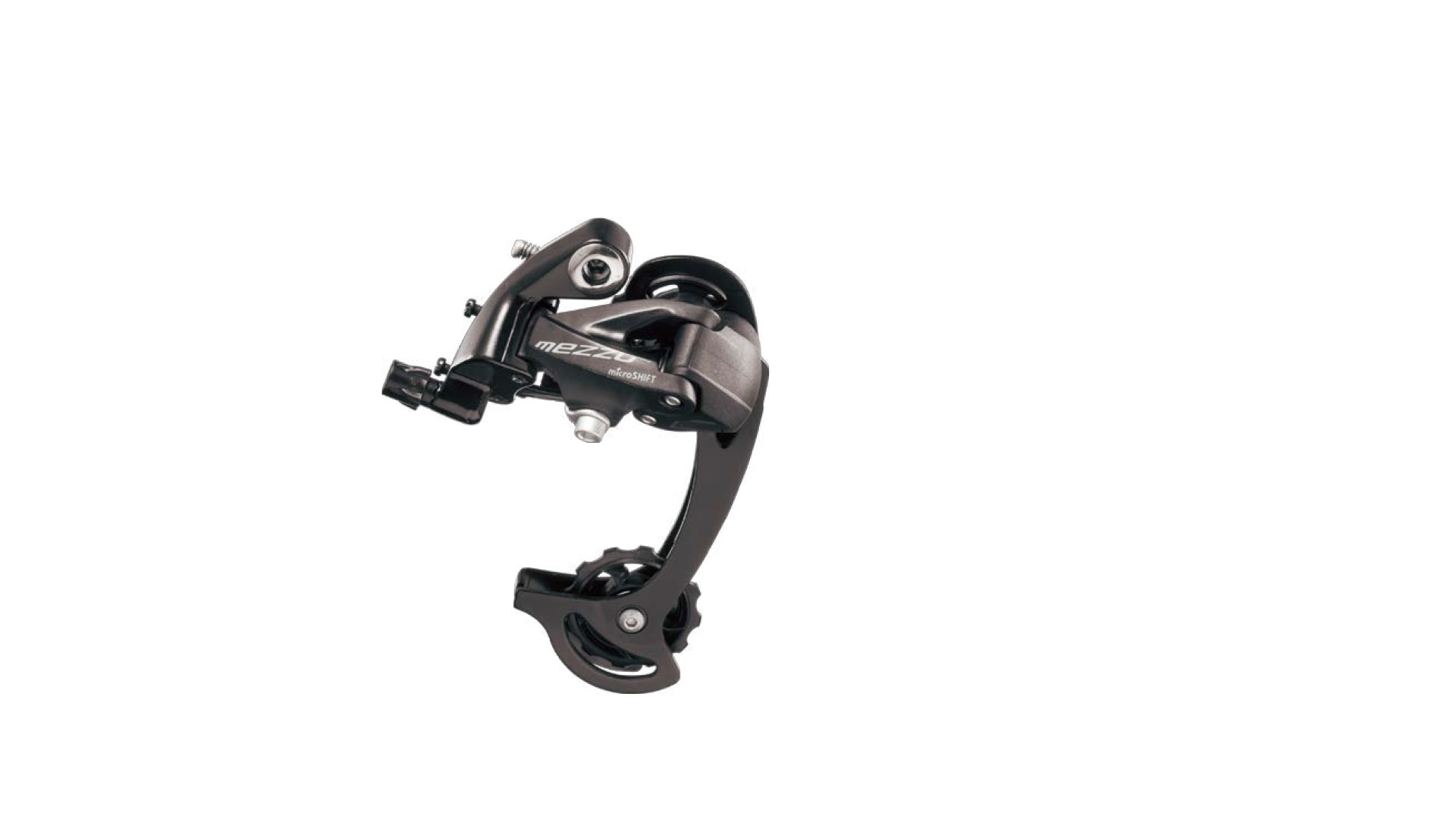 Фото выбрать и купить переключатель задний microshift rd-m36, sgs, 2/3x 8v / 9v скоростей, крепление на болт, черный для велосипедов со склада в СПб - большой выбор для взрослого, запчасти для велосипедов в наличии - интернет-магазин Мастерская Тимура