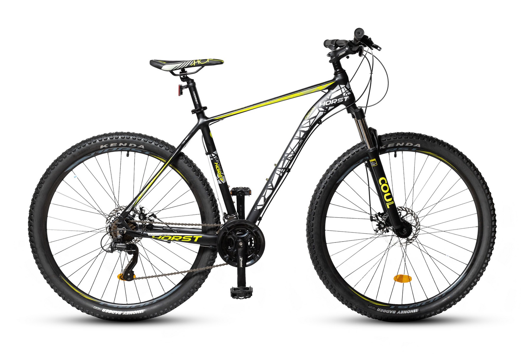 Фото выбрать и купить велосипед horst crown (2021) черный/серый/лимонный, размер 19" велосипеды со склада в СПб - большой выбор для взрослого и для детей, велосипед horst crown (2021) черный/серый/лимонный, размер 19" велосипеды в наличии - интернет-магазин Мастерская Тимура