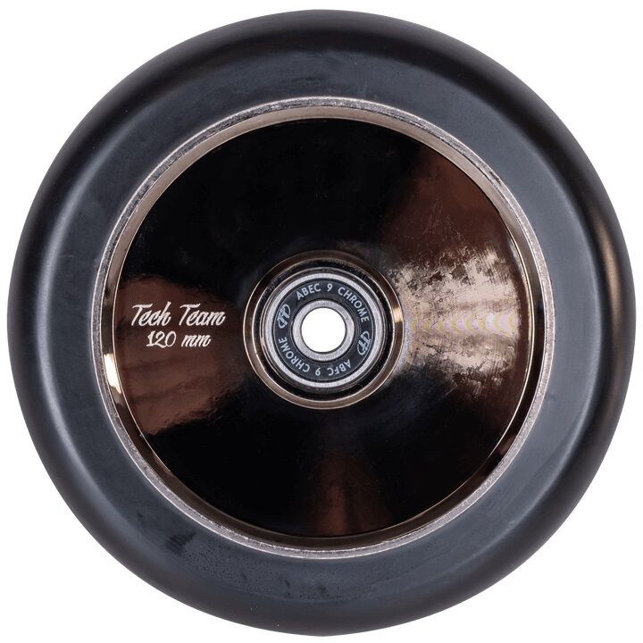 Фото выбрать и купить колесо для трюкового самоката 120 мм, hollow core (black chrome, nn007730) в магазинах в наличии или заказать в интернет-магазине с доставкой со склада в СПб - большой выбор для взрослого, колесо для трюкового самоката 120 мм, hollow core (black chrome, nn007730) в наличии - интернет-магазин Мастерская Тимура