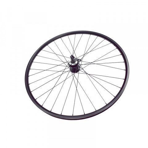 Фото выбрать и купить колесо 27,5" переднее, wz-a282fb, на промподшипниках, 32 отв., 100 мм, 9 мм (эксц), дисковая (6 винтов), двустеночный, xm280 (rwf27fbab901) для велосипедов со склада в СПб - большой выбор для взрослого, запчасти для велосипедов в наличии - интернет-магазин Мастерская Тимура