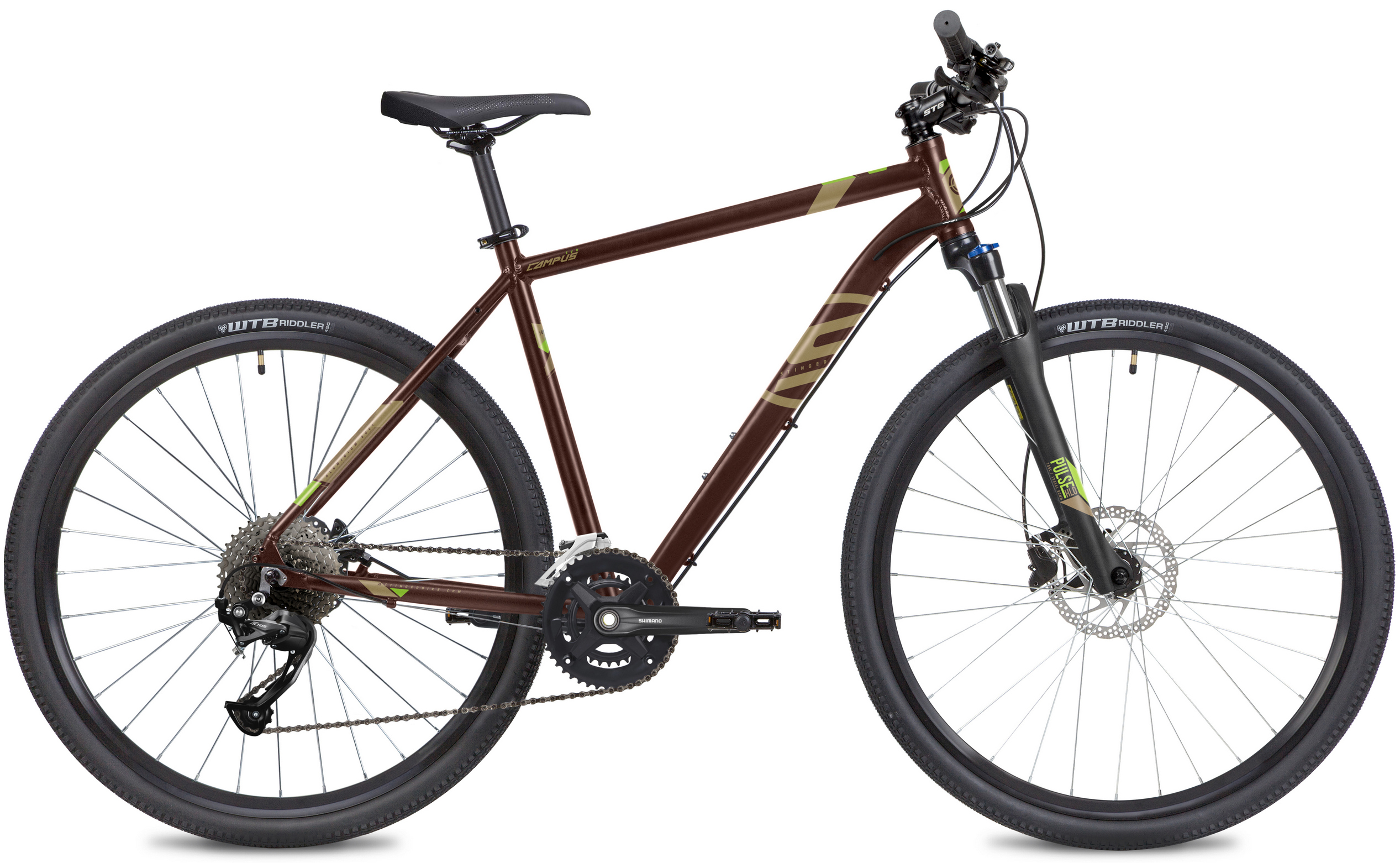 Фото выбрать и купить велосипед stinger campus evo (2022) коричневый, 52cm со склада в СПб - большой выбор для взрослого и для детей, велосипед stinger campus evo (2022) коричневый, 52cm  в наличии - интернет-магазин Мастерская Тимура