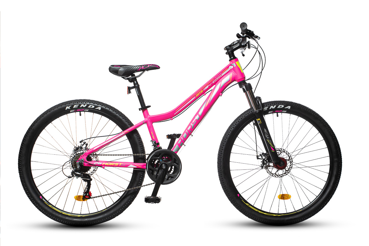 Фото выбрать и купить велосипед horst rocket (2022) розовый/серый/лимонный велосипеды с доставкой, в магазине или со склада в СПб - большой выбор для подростка, велосипед horst rocket (2022) розовый/серый/лимонный велосипеды в наличии - интернет-магазин Мастерская Тимура