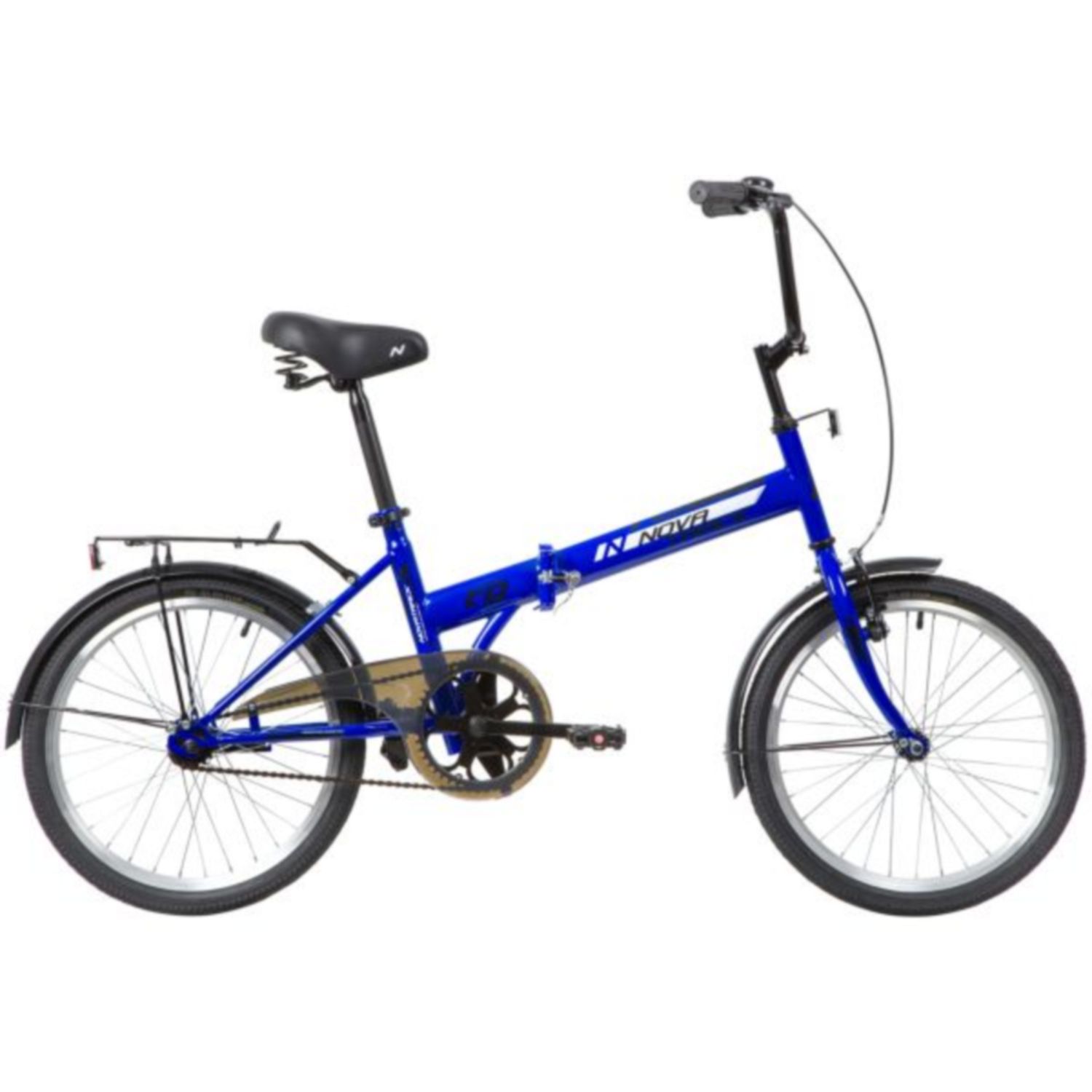 Фото выбрать и купить велосипед novatrack 20" складной, tg30, синий, тормоз 1 руч. и нож.,двойной обод, велосипеды  со склада в СПб - большой выбор для взрослого и для детей, велосипед novatrack 20" складной, tg30, синий, тормоз 1 руч. и нож.,двойной обод, велосипеды в наличии - интернет-магазин Мастерская Тимура