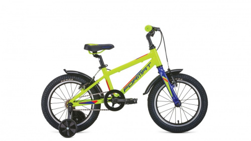 Фото выбрать и купить детский велосипед или подростковый, для девочки или мальчика, размеры 12 дюймов, 14 дюймов, 16 дюймов, 18 дюймов и 20 дюймов, горный, городской, фэтбайк, полуфэт, BMX, складной детский, трехколесный, со склада в СПб - детские велосипеды, велосипед format kids 16 (2020) yellow желтый  в наличии - интернет-магазин Мастерская Тимура