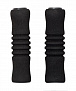 Фото выбрать и купить грипсы неопреновые мягкие 125мм (черные, h-g 22 black) для велосипедов со склада в СПб - большой выбор для взрослого, запчасти для велосипедов в наличии - интернет-магазин Мастерская Тимура