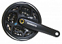 Фото выбрать и купить система шатунов 3v shimano altus efcm311e888cl 7-8ск. 48/38/28 175мм, под каретку квадрат 122 для велосипедов со склада в СПб - большой выбор для взрослого, запчасти для велосипедов в наличии - интернет-магазин Мастерская Тимура