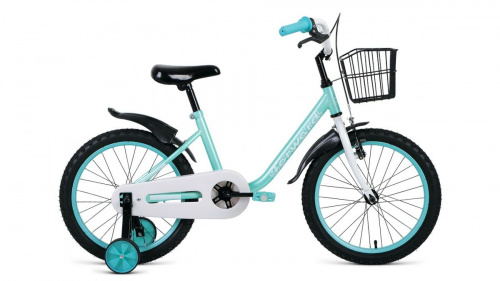 Фото выбрать и купить детский велосипед или подростковый, для девочки или мальчика, размеры 12 дюймов, 14 дюймов, 16 дюймов, 18 дюймов и 20 дюймов, горный, городской, фэтбайк, полуфэт, BMX, складной детский, трехколесный, со склада в СПб - детские велосипеды, велосипед forward barrio 18 (2020) mint мятный  в наличии - интернет-магазин Мастерская Тимура