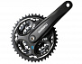Фото выбрать и купить система (шатуны) shimano, fc-m311-l, 175 мм, 48х38х28t (черный, afcm311e888xl) для велосипедов со склада в СПб - большой выбор для взрослого, запчасти для велосипедов в наличии - интернет-магазин Мастерская Тимура