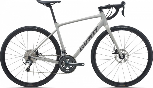 Фото выбрать и купить шоссейный велосипед или циклокросс со склада в СПб - большой выбор для взрослого 27,5 и 28 дюймов,  велосипед giant contend ar 2 (2021) светло-серый, размер xl  в наличии - интернет-магазин Мастерская Тимура