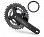 Фото выбрать и купить система prowheel mtb 2х(8/9s), 44-28t, сталь, защита, 175, алюм, chainline 49, кв под 113 черн. для велосипедов со склада в СПб - большой выбор для взрослого, запчасти для велосипедов в наличии - интернет-магазин Мастерская Тимура