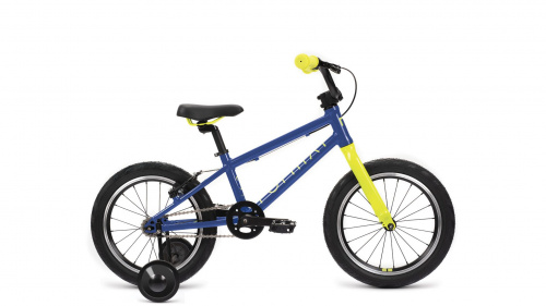 Фото выбрать и купить детский велосипед или подростковый, для девочки или мальчика, размеры 12 дюймов, 14 дюймов, 16 дюймов, 18 дюймов и 20 дюймов, горный, городской, фэтбайк, полуфэт, BMX, складной детский, трехколесный, со склада в СПб - детские велосипеды, велосипед format kids 16 le (16" 1 ск.) синий, rbk22fm16530  в наличии - интернет-магазин Мастерская Тимура