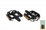 Фото выбрать и купить педали wellgo mtb алюминиевые, 102x64x24мм, резьба 9/16", шариковые подшипники, серебристо-черные, инд.упак для велосипедов со склада в СПб - большой выбор для взрослого, запчасти для велосипедов в наличии - интернет-магазин Мастерская Тимура