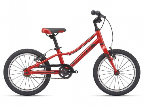 Фото выбрать и купить детский велосипед или подростковый, для девочки или мальчика, размеры 12 дюймов, 14 дюймов, 16 дюймов, 18 дюймов и 20 дюймов, горный, городской, фэтбайк, полуфэт, BMX, складной детский, трехколесный, со склада в СПб - детские велосипеды, велосипед giant arx 16 f/w (2021) красный  в наличии - интернет-магазин Мастерская Тимура