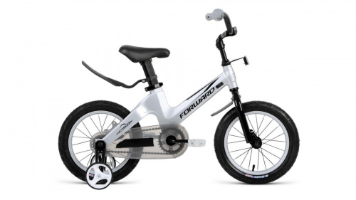 Фото выбрать и купить детский велосипед или подростковый, для девочки или мальчика, размер 12 дюймов, трехколесный, со склада в СПб - детские велосипеды, велосипед forward cosmo 12 (2020) gray серый  в наличии - интернет-магазин Мастерская Тимура