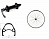 Фото выбрать и купить колесо 26" переднее, алюминиевая втулка wz-201fqr, v-brake, эксцентрик, усиленный двустеночный обод (ут00025687) для велосипедов со склада в СПб - большой выбор для взрослого, запчасти для велосипедов в наличии - интернет-магазин Мастерская Тимура