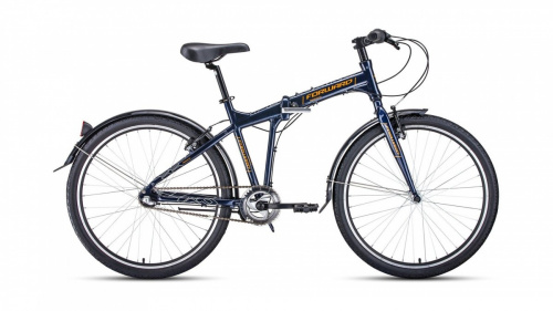 Фото выбрать и купить горный или городской велосипед, туристический, складной, со склада в СПб - большой выбор для взрослого, размеры 14, 16, 20, 22, 24, 26, 28 дюймов, детские велосипеды, велосипед forward tracer 26 3.0 (2021) синий / оранжевый, размер 19"  в наличии - интернет-магазин Мастерская Тимура