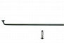 Фото выбрать и купить спица 286 мм x 14g с ниппелем (12 мм) стальная серебристая (1sp414g28607) для велосипедов со склада в СПб - большой выбор для взрослого, запчасти для велосипедов в наличии - интернет-магазин Мастерская Тимура