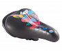 Фото выбрать и купить седло детское hf-az-1463-3, 243х160 мм, с ручкой, с замком (черный/принт) для велосипедов со склада в СПб - большой выбор для взрослого, запчасти для велосипедов в наличии - интернет-магазин Мастерская Тимура