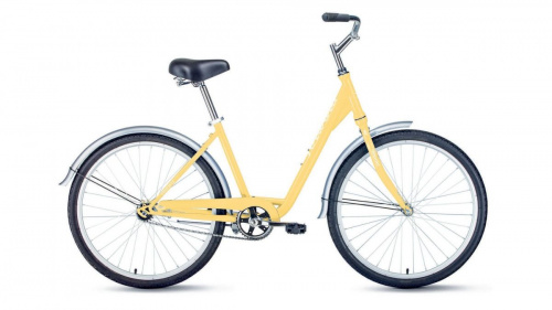 Фото выбрать и купить горный или городской велосипед, коммутер или коммютер, подростковый или туристический со склада в СПб - большой выбор для взрослого, размеры 16, 18, 20, 24, 26 и 28 дюймов, велосипед forward grace 26 1.0 (2020) beige бежевый, размер 17'' велосипеды в наличии - интернет-магазин Мастерская Тимура