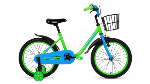 Фото выбрать и купить детский велосипед или подростковый, для девочки или мальчика, размеры 12 дюймов, 14 дюймов, 16 дюймов, 18 дюймов и 20 дюймов, горный, городской, фэтбайк, полуфэт, BMX, складной детский, трехколесный, со склада в СПб - детские велосипеды, велосипед forward barrio 18 (2021) зеленый  в наличии - интернет-магазин Мастерская Тимура