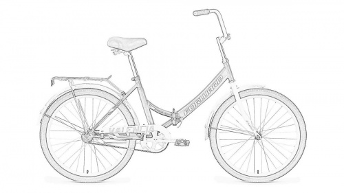 Фото выбрать и купить горный или городской велосипед, туристический, складной, со склада в СПб - большой выбор для взрослого, размеры 14, 16, 20, 22, 24, 26, 28 дюймов, детские велосипеды, велосипед forward valencia 24 3.0 (2020) white белый  в наличии - интернет-магазин Мастерская Тимура