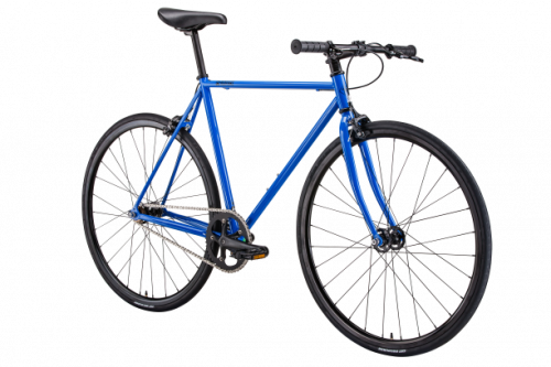 Фото выбрать и купить горный или трековый велосипед, фикс, велосипед для трека, со склада в СПб - большой выбор для взрослого 28 или 29 дюймов, велосипед bearbike vilnus (2021) синий, размер 500 мм в наличии - интернет-магазин Мастерская Тимура