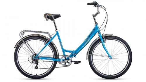 Фото выбрать и купить горный или городской велосипед, туристический, складной, со склада в СПб - большой выбор для взрослого, размеры 14, 16, 20, 22, 24, 26, 28 дюймов, детские велосипеды, велосипед forward sevilla 26 2.0 (2020) blue/gray синий/серый, размер 18,5''  в наличии - интернет-магазин Мастерская Тимура