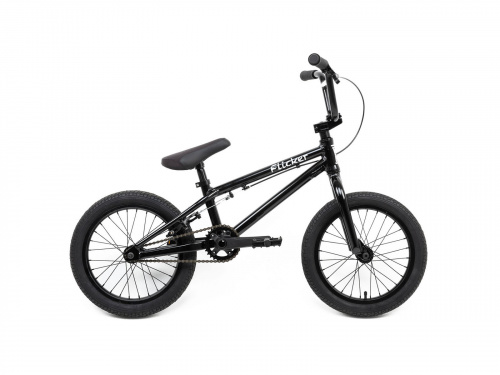 Фото выбрать и купить BMX, велосипед 4X, стрит или дерт со склада в СПб - большой выбор для взрослого 20, 24 или 26 дюймов, для трюков велосипеды, tsb flicker 16" (2025) чёрный  в наличии - интернет-магазин Мастерская Тимура
