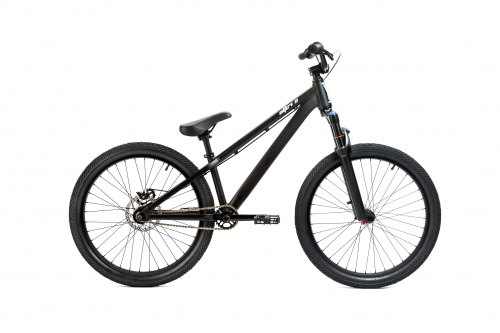 Фото выбрать и купить BMX, велосипед 4X, стрит или дерт со склада в СПб - большой выбор для взрослого 20, 24 или 26 дюймов, для трюков велосипеды, tsb ult24 s (2024) матовый черный  в наличии - интернет-магазин Мастерская Тимура