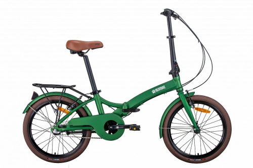 Фото выбрать и купить горный или городской велосипед, туристический, складной, со склада в СПб - большой выбор для взрослого, размеры 14, 16, 20, 22, 24, 26, 28 дюймов, детские велосипеды, велосипед bearbike brugge (2021) зеленый  в наличии - интернет-магазин Мастерская Тимура