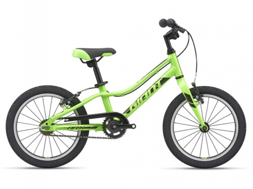 Фото выбрать и купить детский велосипед или подростковый, для девочки или мальчика, размеры 12 дюймов, 14 дюймов, 16 дюймов, 18 дюймов и 20 дюймов, горный, городской, фэтбайк, полуфэт, BMX, складной детский, трехколесный, со склада в СПб - детские велосипеды, велосипед giant arx 16 f/w (2021) светло-зеленый  в наличии - интернет-магазин Мастерская Тимура