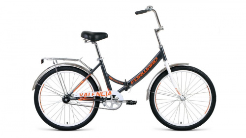 Фото выбрать и купить горный или городской велосипед, туристический, складной, со склада в СПб - большой выбор для взрослого, размеры 14, 16, 20, 22, 24, 26, 28 дюймов, детские велосипеды, велосипед forward valencia 24 1.0 (2020) gray/beige серый/бежевый, размер 16''  в наличии - интернет-магазин Мастерская Тимура