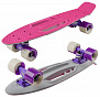 Фото выбрать и купить скейтборд shark 22 pink/sea blue пластиковый (nn004171) в магазинах в наличии или заказать в интернет-магазине с доставкой со склада в СПб - большой выбор для взрослого, скейтборд shark 22 pink/sea blue пластиковый (nn004171) в наличии - интернет-магазин Мастерская Тимура